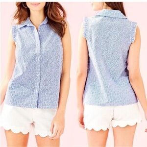 Lilly Pulitzer Eyelet Top 2